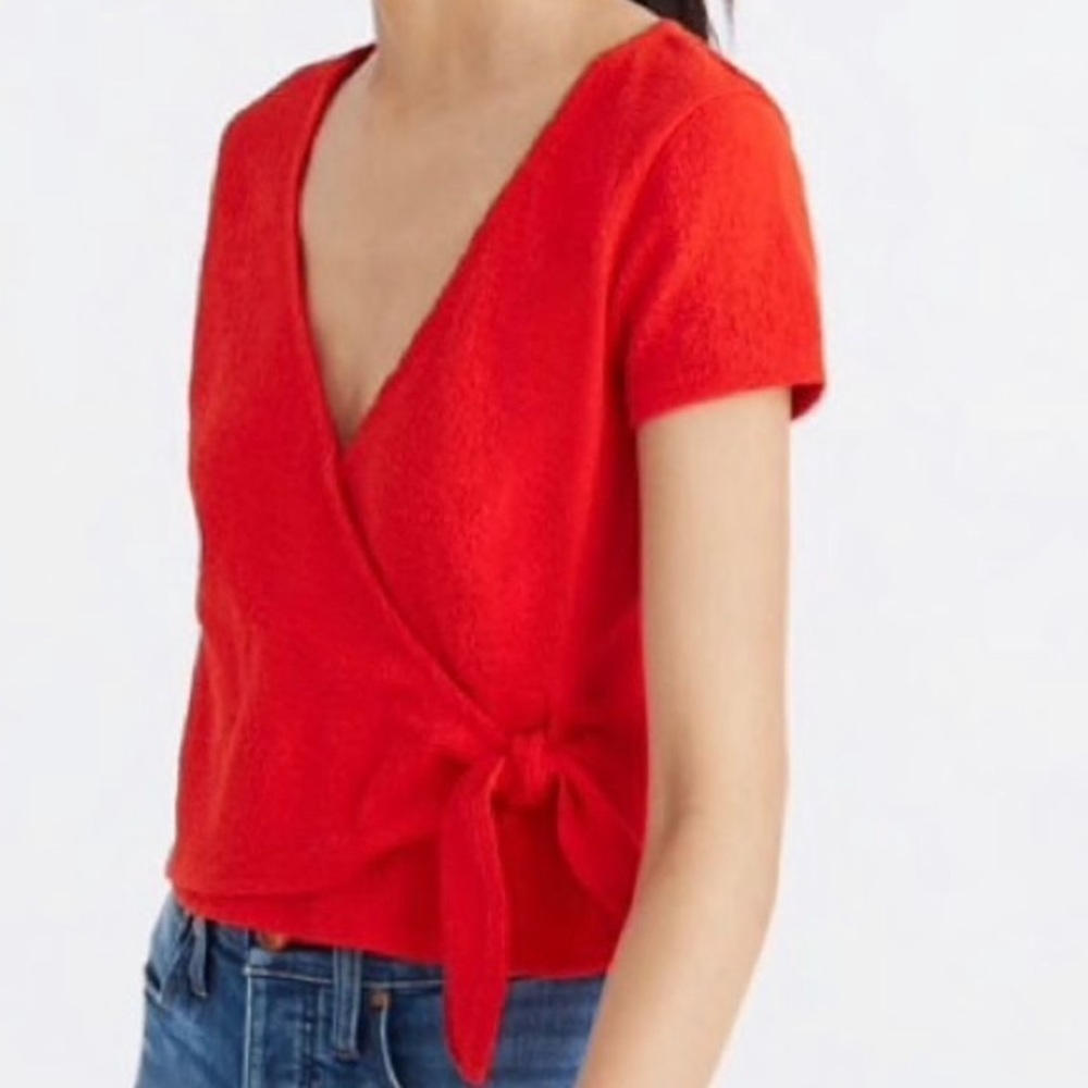 Red Madewell Women’s Short Sleeve Top